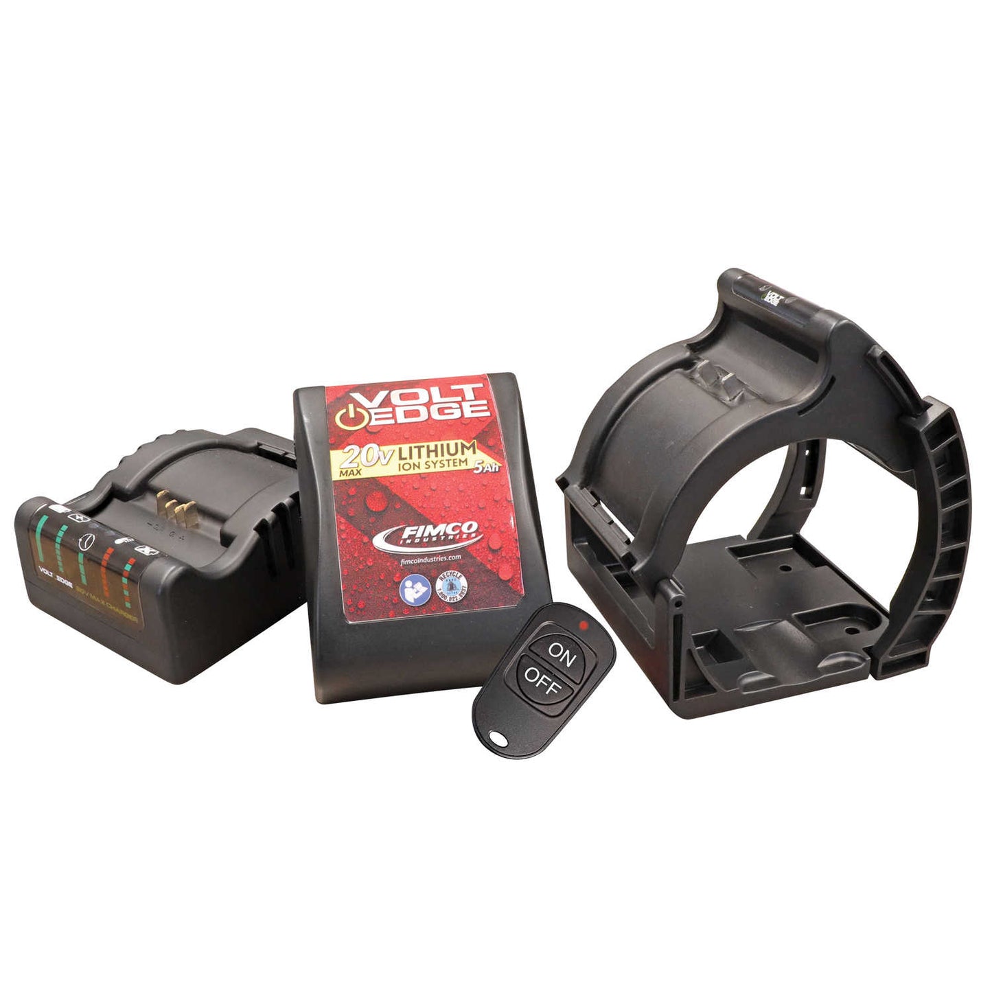 Fimco | Volt Edge | 20V Cordless Conversion Kit | Model 20V-LI-KIT | 20V Lithium Ion Battery | Runtime 72 Min / 100 Gallons Per Charge | For FIMCO Electric Sprayer Upgrade