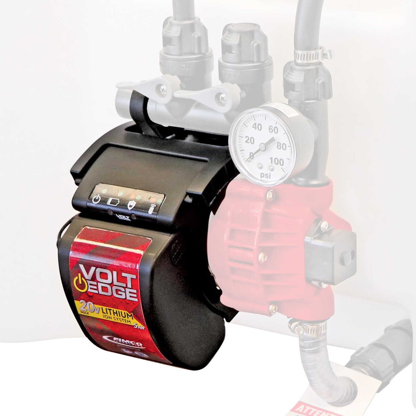 Fimco | Volt Edge | 20V Cordless Conversion Kit | Model 20V-LI-KIT | 20V Lithium Ion Battery | Runtime 72 Min / 100 Gallons Per Charge | For FIMCO Electric Sprayer Upgrade