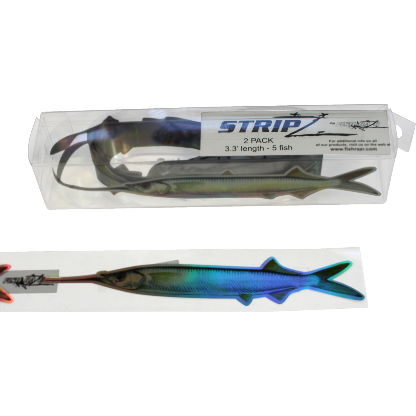 Fish Razr Tackle Stripz Replacement Packs | (2/PK} Quantity | For Dredges and Spreader Bar