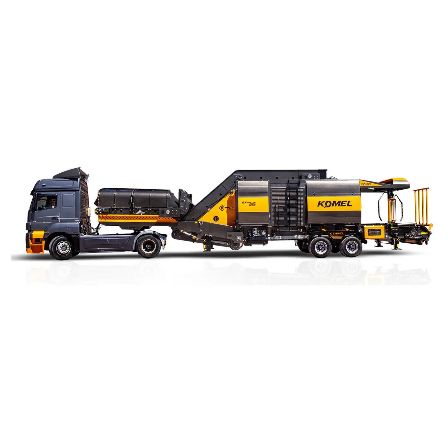 Komel RK Master Mobile 1200 Round Baler | Bale Width 48" inches | Engine Power 60-100 kW | For Tractors