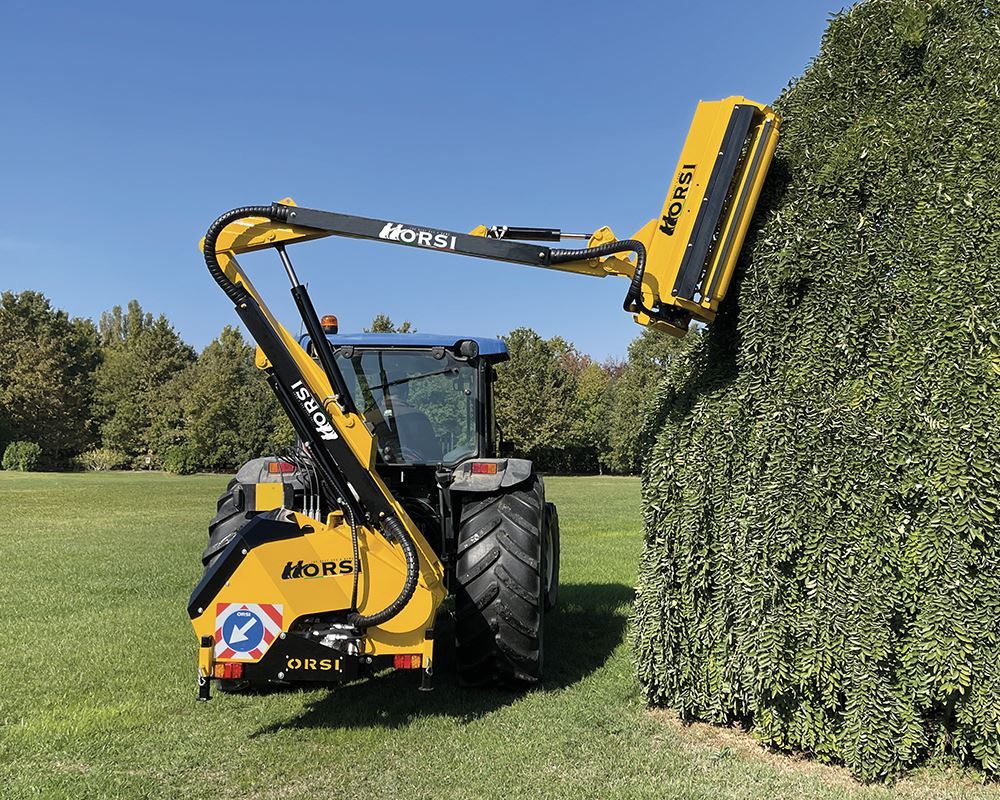 ORSI 3-Point Boom Mower | River Compact Series | Cutting Width 35.5" To 58" inches | Horsepower 35-65 HP | For Tractors