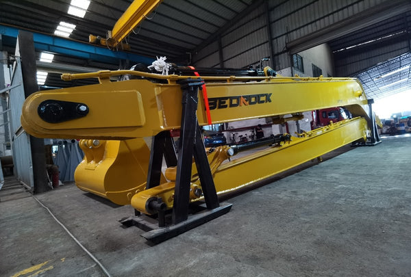 Bedrock Attachments Long Reach Arm and Boom | Model EL320C-18-SCN | Reach 59' Ft | Machine Size 20-23 Tons | For Excavators CAT 320B/320C