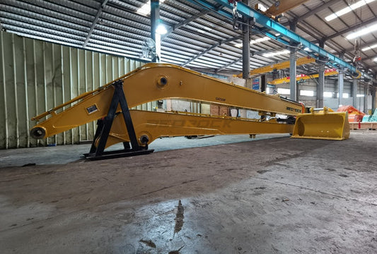 Bedrock Attachments Long Reach Arm and Boom | Model EL320F-18-SC | Reach 59' Ft | Machine Size 20-23 Tons | For Excavators CAT 320E-323FL