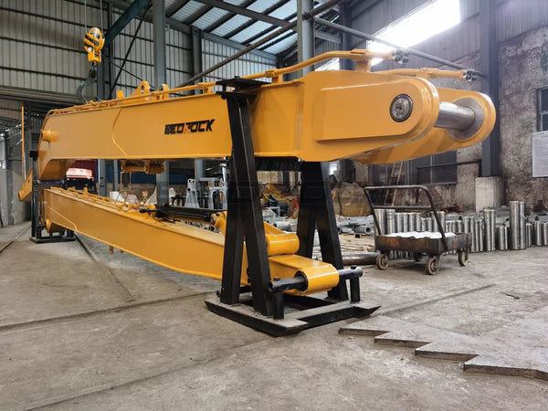 Bedrock Attachments Long Reach Arm and Boom | Model EL325D-18 | Reach 59' Ft | Machine Size 30-35 Tons | For Excavators CAT 325D-330D2L