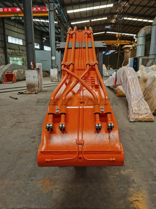 Bedrock Attachments Long Reach Arm and Boom | Model ELDX225-18 | Reach 59' Ft | Machine Size 22-25 Tons | For Excavators Doosan DX225