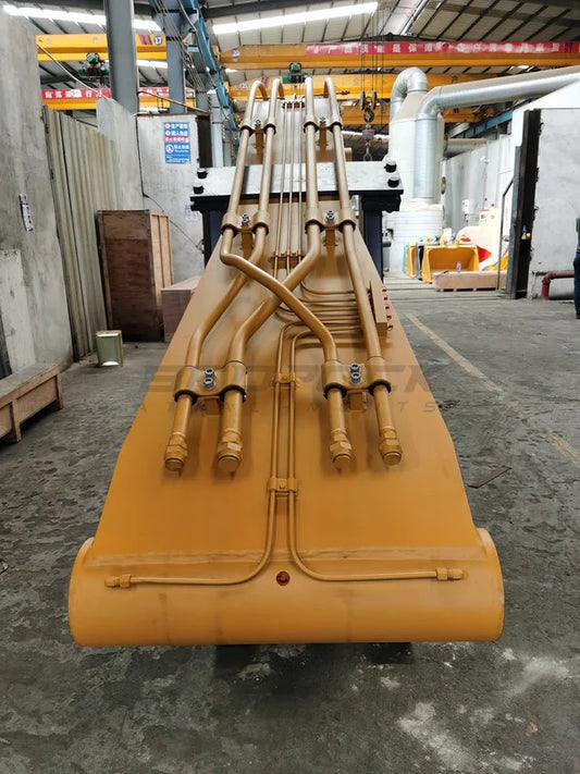 Bedrock Attachments Long Reach Arm and Boom | Model ELJD200-18 | Reach 59' Ft | Machine Size 20-22 Tons | For Excavators John Deere 200/Hitachi EX200