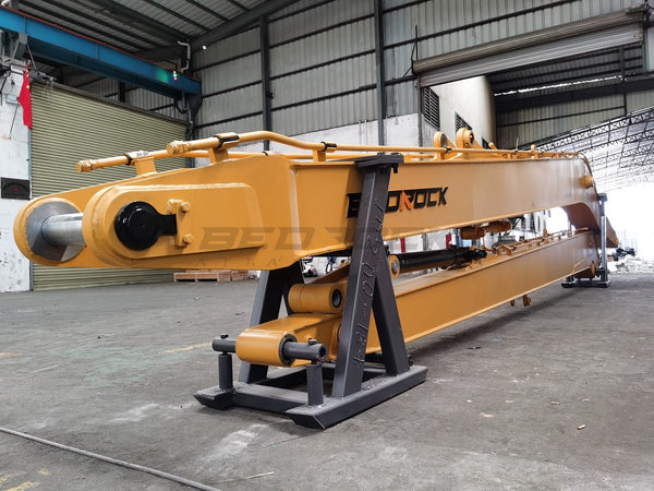 Bedrock Attachments Long Reach Arm and Boom | Model ELJD200-18 | Reach 59' Ft | Machine Size 20-22 Tons | For Excavators John Deere 200/Hitachi EX200