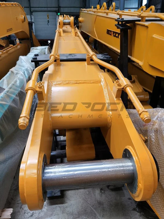 Bedrock Attachments Long Reach Arm and Boom | Model ELJD210-18 | Reach 59' Ft | Machine Size 20-23 Tons | For Excavators John Deere 210/Hitachi 210