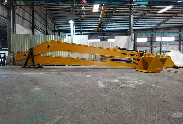 Bedrock Attachments Long Reach Arm and Boom | Model ELJD210-18-SC | Reach 59' Ft | Machine Size 21-24 Tons | For Excavators John Deere 210/Hitachi ZX210