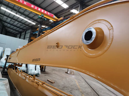 Bedrock Attachments Long Reach Arm and Boom | Model ELJD270-18 | Reach 59' Ft | Machine Size 26-30 Tons | For Excavators John Deere 270/Hitachi 270