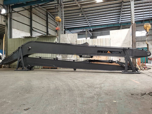 Bedrock Attachments Long Reach Arm and Boom | Model ELEC300-18 | Reach 59' Ft | Machine Size 25-30 Tons | For Excavators Volvo EC300