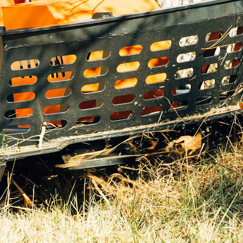 Titan Attachments Brush Cutter | Pro Series Radial Piston | 60" Width | 8" Cut Dia.| Oil Flow Range 20–30 GPM | For Skid Steers