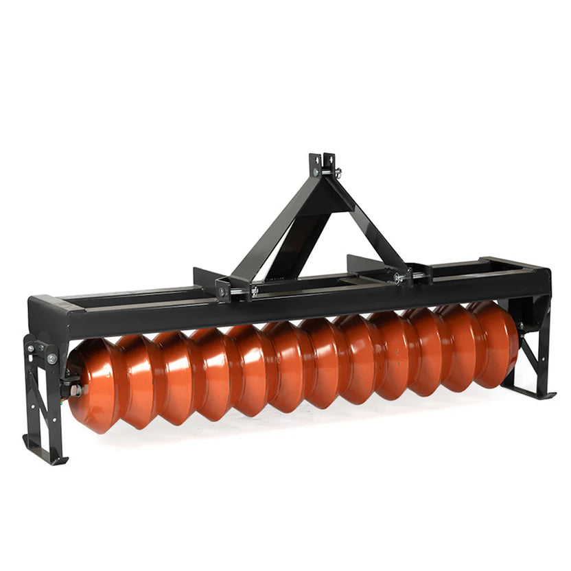 Titan Attachments Cultipacker | 72" Working Width | 15" Wheels | 3-Point Hitch | Titan Quick Hitch Compatible | Horsepower 25–45 HP | For Tractors