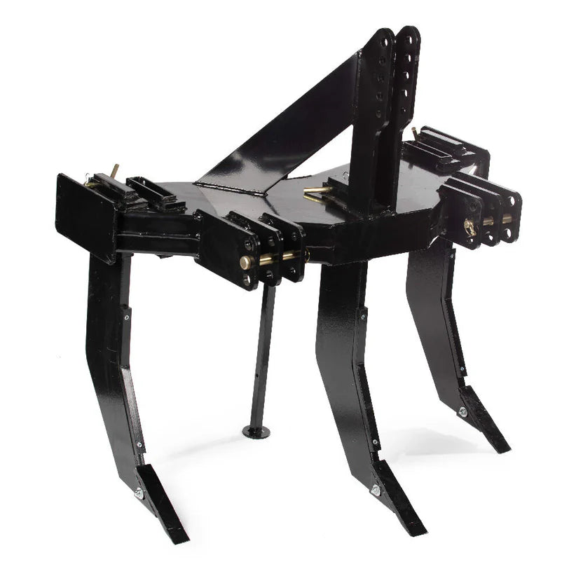Titan Attachments Subsoiler Ground Ripper | 3 Shank | Adjustable Width 48"–40" | 1.375" Depth Increments | 45–85 HP | For Tractors