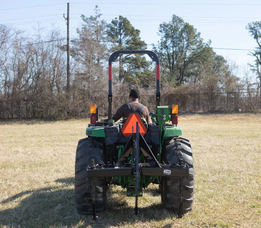 Titan Attachments Subsoiler Ground Ripper | 3 Shank | Adjustable Width 48"–40" | 1.375" Depth Increments | 45–85 HP | For Tractors