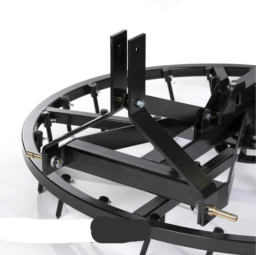 Titan Attachments Arena Spin Harrow | 3 Point Hitch | 75" Width | 35 Hardened Teeth | 273–380 lbs | Horsepower 30 HP | For Tractors