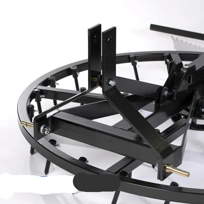 Titan Attachments Arena Spin Harrow | 3 Point Hitch | 75" Width | 35 Hardened Teeth | 273–380 lbs | Horsepower 30 HP | For Tractors
