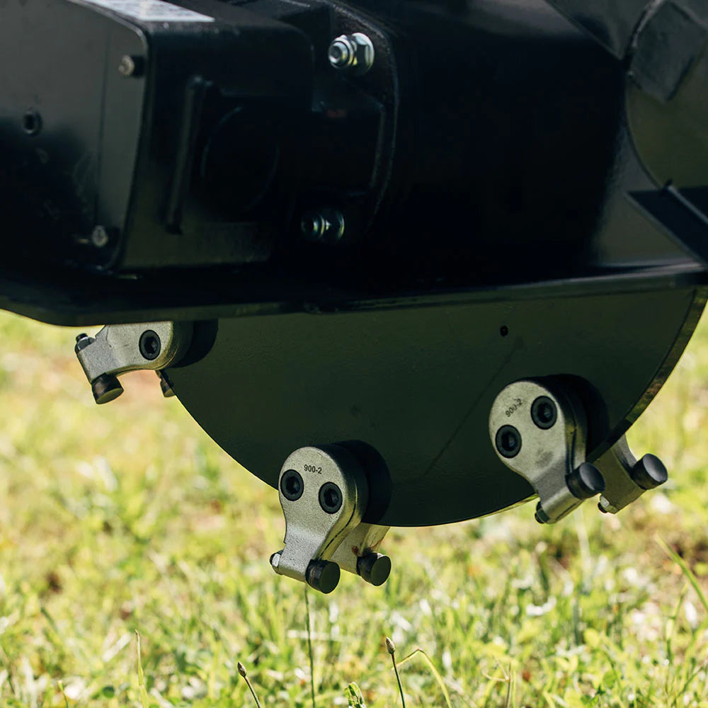 Titan Attachments Pro Series PTO Stump Grinder | 24″ Cutting Wheel | 12″ Depth | 42″ Width | Horsepower 20–60 HP | For Tractors