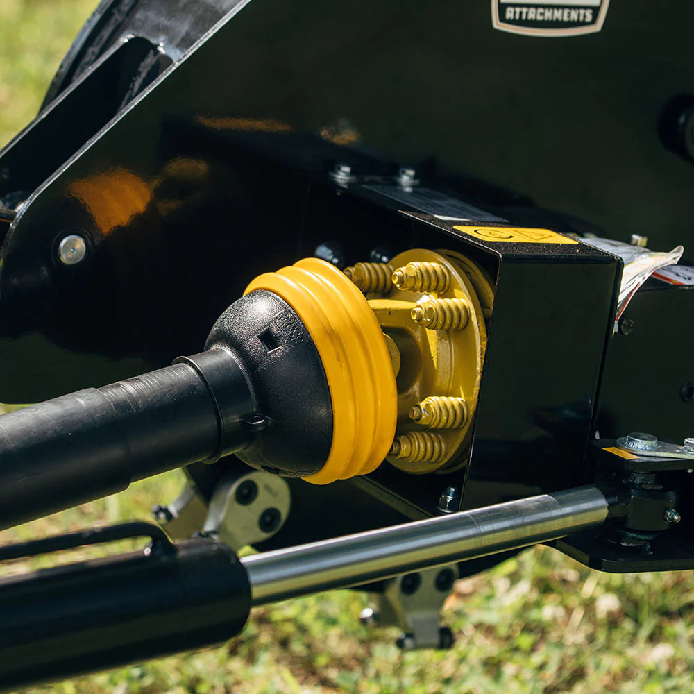 Titan Attachments Pro Series PTO Stump Grinder | 24″ Cutting Wheel | 12″ Depth | 42″ Width | Horsepower 20–60 HP | For Tractors