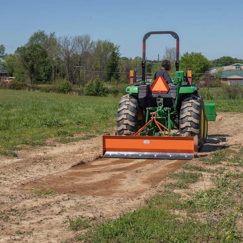 Titan Attachments Box Blade Scraper | Heavy-Duty Steel | 4'–7' Width Options | 296–443 lbs | Horsepower 18–45 HP | For Tractors