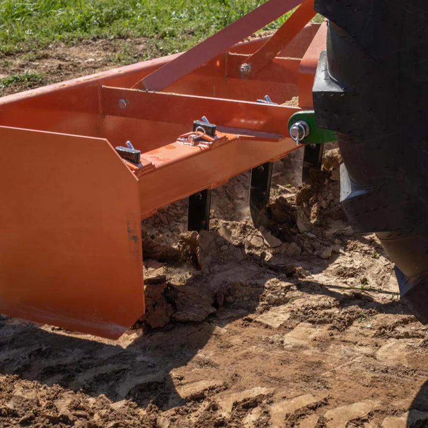 Titan Attachments Box Blade Scraper | Heavy-Duty Steel | 4'–7' Width Options | 296–443 lbs | Horsepower 18–45 HP | For Tractors