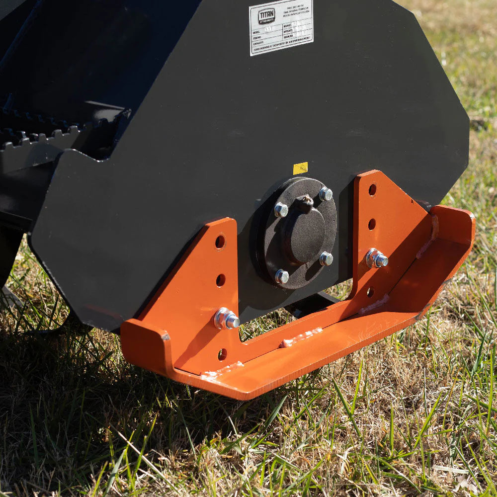 Titan Attachments Rotary Tiller | 60" / 72" Cutting Width Steer For Skid Steer