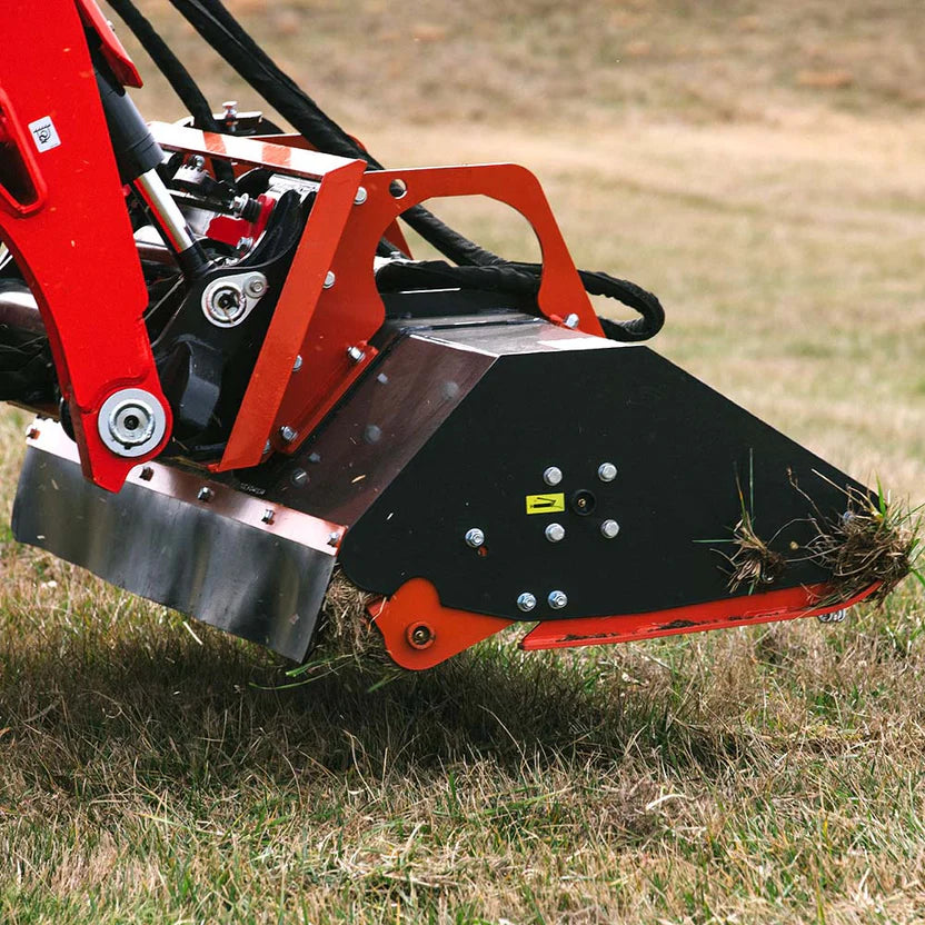 Titan Attachments Flail Mower | Hydraulic Hammer Blade Mulcher | Cutting Width 60" & 68" | Oil Flow13–21 GPM | For Skid Steers