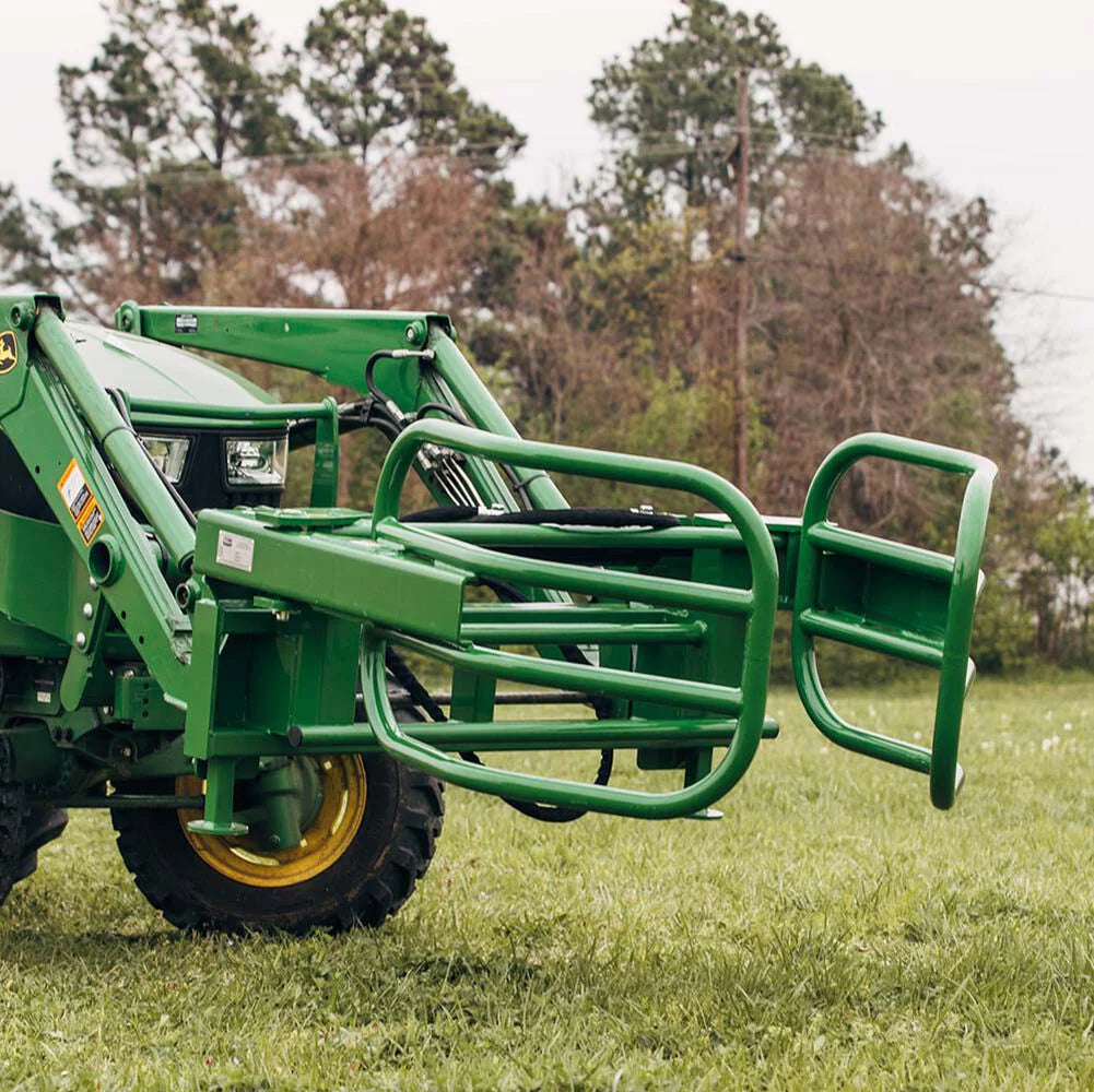 Titan Attachments Round Hay Bale Gripper | Overall Width 55" inches | Horsepower 40-75 HP | For Tractors