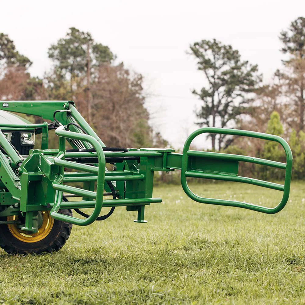Titan Attachments Round Hay Bale Gripper | Overall Width 55" inches | Horsepower 40-75 HP | For Tractors