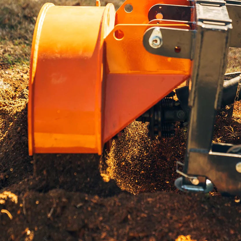 Titan Attachments PTO Stump Grinder | 24" Cutting Wheel | 6.7" Depth | 540 RPM | 15–45 HP | For Tractors