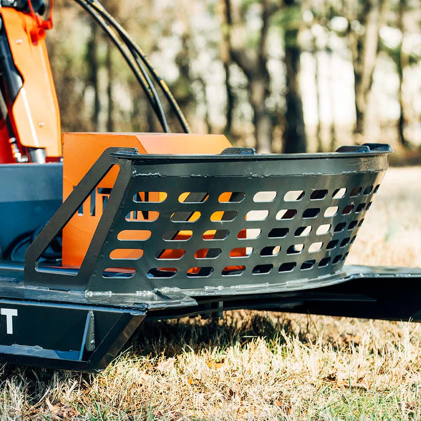 Titan Attachments Brush Cutter | 60" Width | 8" Dia. Capacity | 18–25 GPM | For Skid Steers