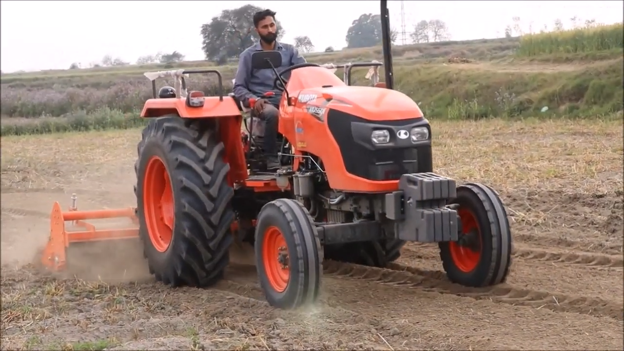 Fieldking | Robust Series Four Speed Rotary Tiller | Model FKDRTMG Series | Widths 5'6" To 9' | Multi-Speed Gearbox | Horsepower 45 To 90 HP | For Tractors