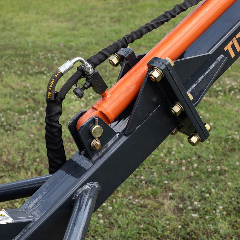 Titan Attachments Telescoping Truss Boom | 26 FT Reach | 3" Bore Cylinder | 330–850 lb Lift | 11–16 GPM Flow | For Skid Steers