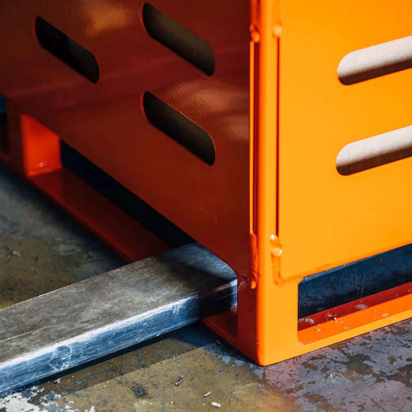 Titan Attachments Material Basket | 4,000 lb Capacity | 42" Interior Width | 4-Way Fork Access | 380 lbs | 10–25 GPM Hydraulic Flow | For Skid Steer