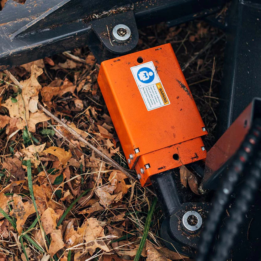 Titan Attachments Post & Tree Puller | 12" Max Opening | 46" Width | 3,000 PSI Clamping Force | 4"x4" Steel Frame | Oil Flow Rate 10–25 GPM | For Skid Steers