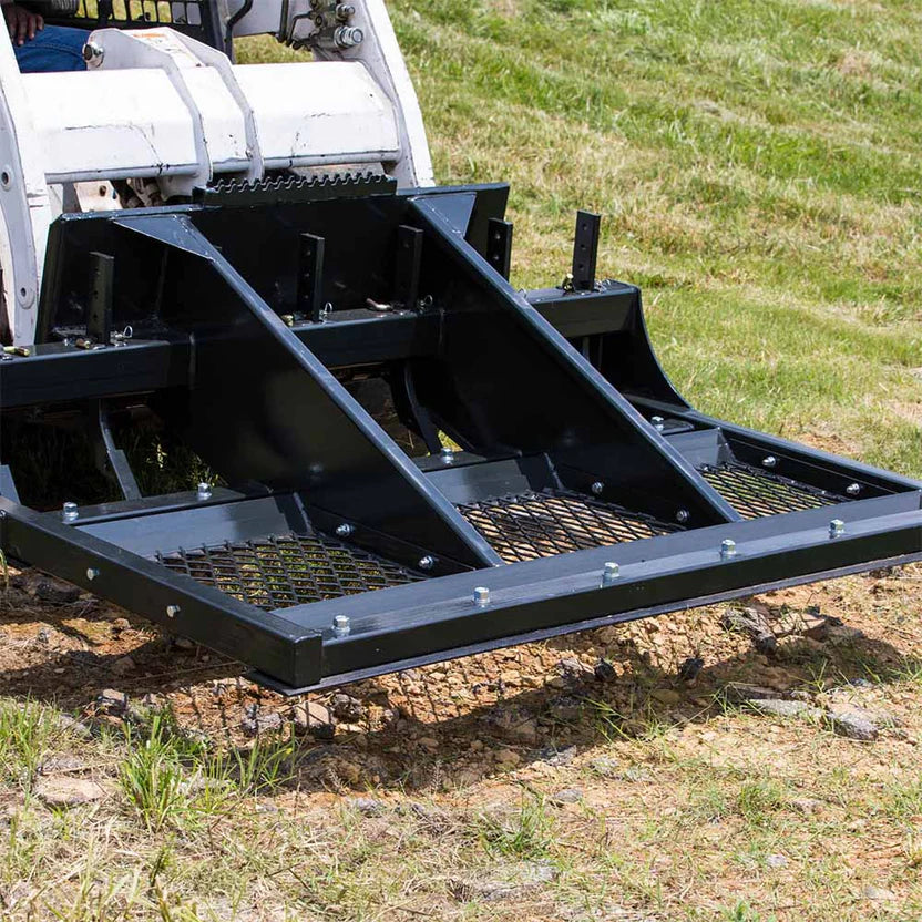 Titan Attachments Land Planer | Heavy-Duty Landscape Leveler | 72"–84" Width | 4" Rip Depth | Oil Flow Range 13–25 GPM | For Skid Steers