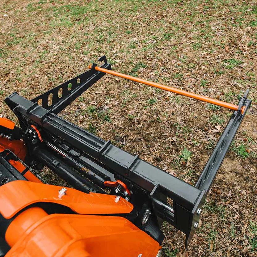 Titan Attachments Heavy-Duty Sod Roller | 36"–52" Adjustable Width | Up to 60" Roll Diameter | 1.5" Bar | Oil Flow Range 12–25 GPM | For Skid Steers