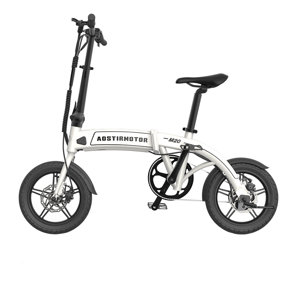 Aostirmotor Lightweight Folding Electric Bike M20 | Motor Power 500W | 300lbs Capacity