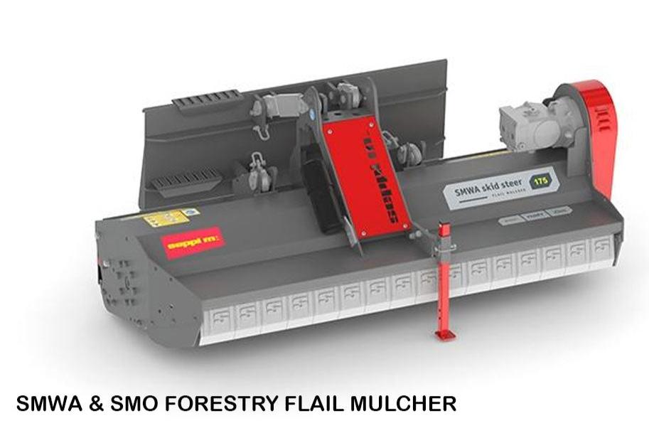 Seppi Flail Mower | SMWA 155 & 175 | 61"-69" | 25-100 HP | For Mini / Compact Track Loaders