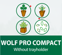 Checchi & Magli Transplanter WOLFPRO | 1-6 Rows | 79"-158" Frame Width | 19-70 HP For Tractor
