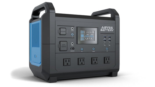 ABYSS® | AB-1600W | Portable Power Station | Nominal Power 1600W / 1536Wh | LiFePO4 Battery | For Camping, RVs, Home & Off-Grid Adventures