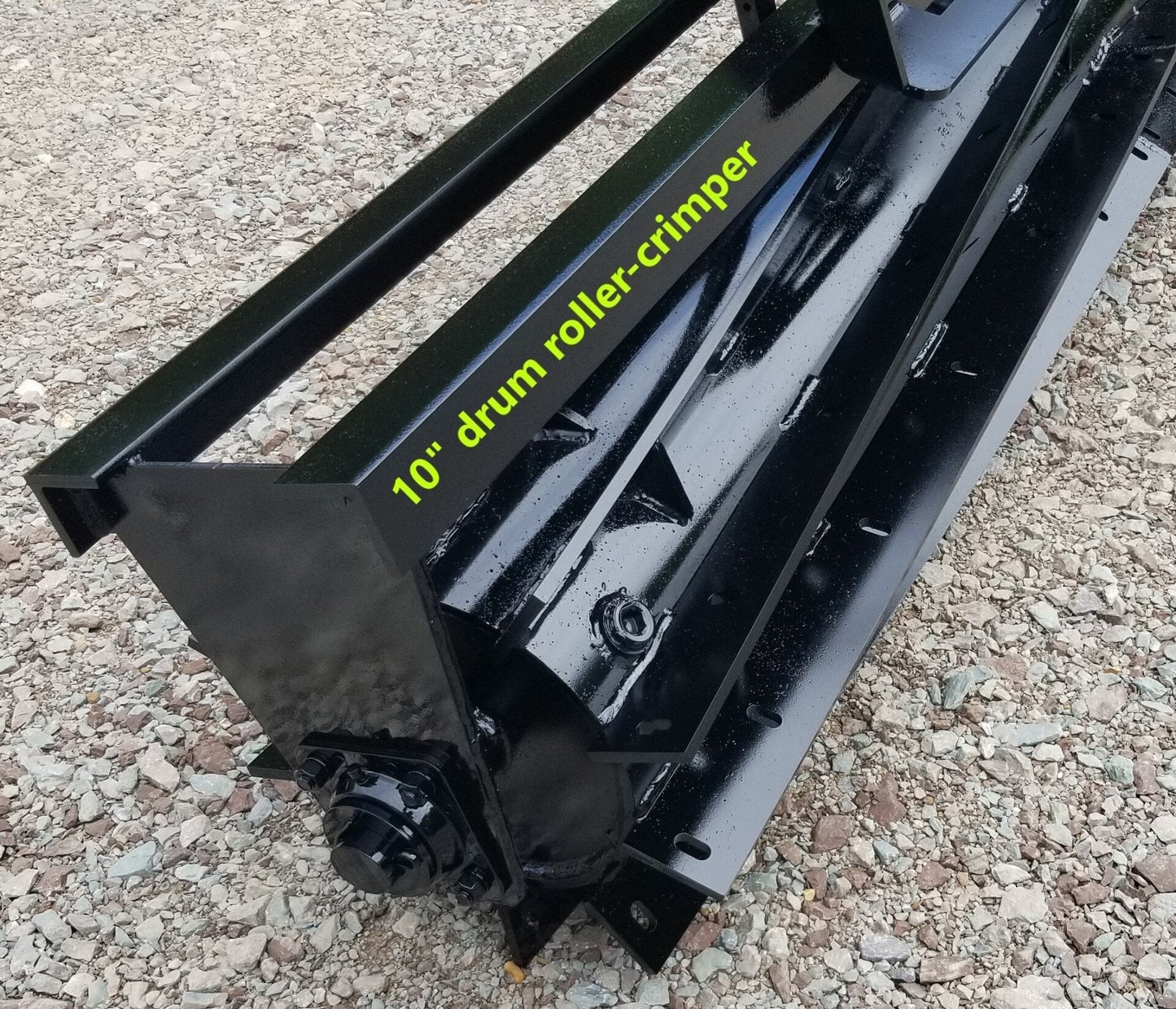 Ripping It Outdoors 8ft. Roller Crimper 3 Point - Pull Type Dry/Wet for Food Plots | For ATV / UTV / Tractor