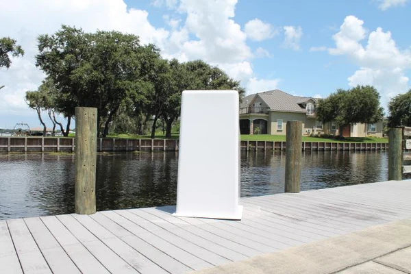 RIO MARINE CUSTOMS Fiberglass Boat Console | Model CC03 | 24" Width x 48" Height x 24" Depth | Space-Saving Design | For 16' to 20' Feet Boats