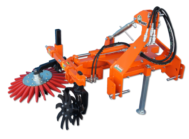 Rinieri Tool Holder Bio-Dynamic (with Finger Weeder) | Row Width 63" - 118" inches | Horsepower 50-80 HP | For Tractors