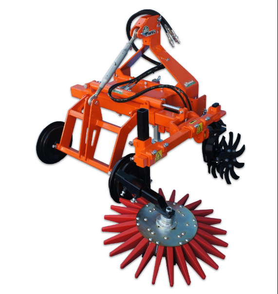 Rinieri Tool Holder Bio-Dynamic (with Finger Weeder) | Row Width 63" - 118" inches | Horsepower 50-80 HP | For Tractors
