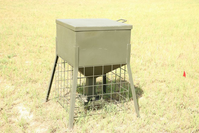 AWS Blind | Game Bird Feeders | HD Quail/Turkey Feeders | Capacity 200lb & 600lb | Width 36" & 48" | Horsepower 15 To 70 HP | For ATVs, UTVs, Tractors