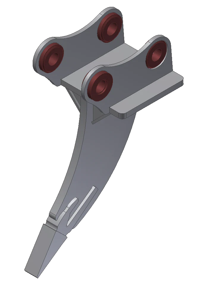 TAG Ripper | Quick Coupler Single Shank Series | 0.75"–1.5" Shank | Ripper Weight 200–1,200 lbs | 1–20 Ton | For Excavators