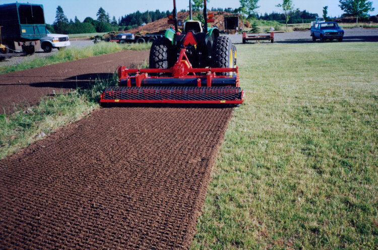 Rotadairon Stone Burier W/ Mesh Rollers & Hydraulic Offset | RDL Series | Working Width 59", 70", 78" & 98" | Horsepower 45-90 HP | For Tractors