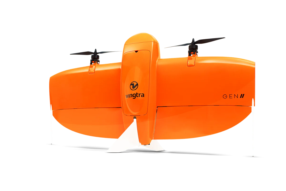 Wingtra | Wingtra One GEN II | VTOL Mapping Drone | 61 MP | Up to 59 Min Flight Time | 16 m/s Flight Speed | 6-25 MP Camera GIS & Engineering