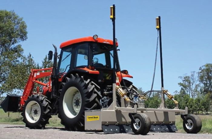 Level Best Tractor Grading Box With Dual Laser Capability Model PD72 | 72" Working Width | 60-125 HP For Tractor